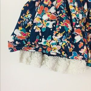 PEEK girls skort w/ abstract floral print